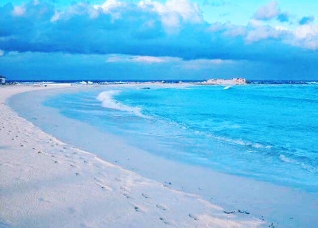 Mediterranean beach in Marsa Matrouh northwest of Egypt