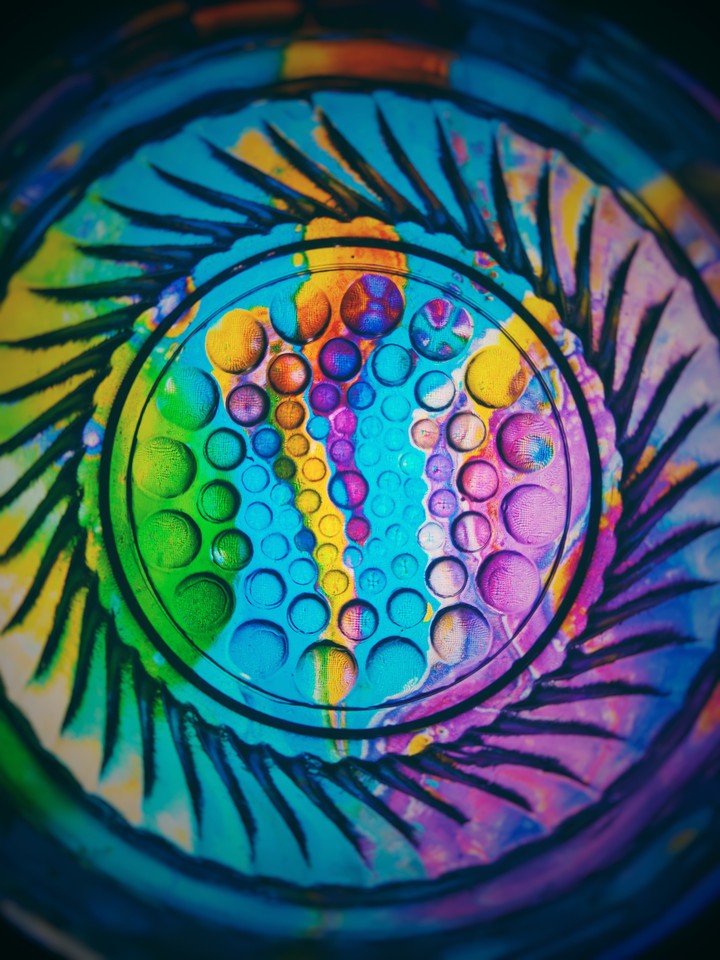 colourfull glass