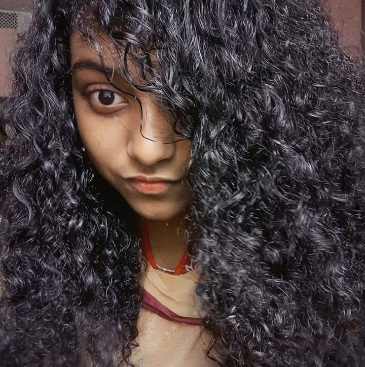 Curly hair