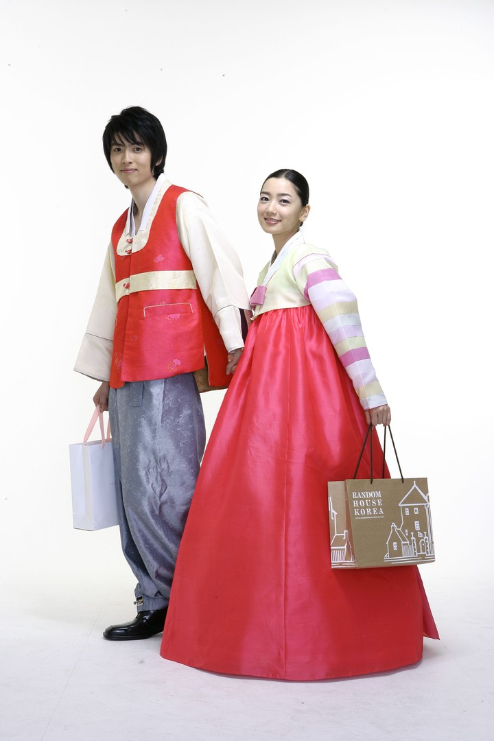Couple in Korean Dress