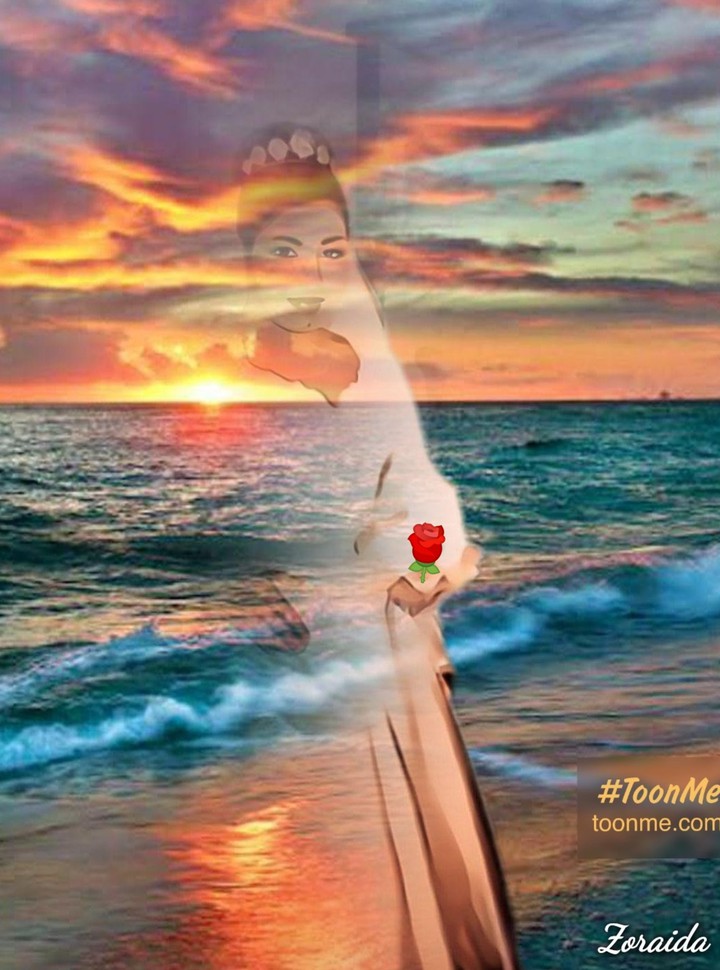 un atardecer