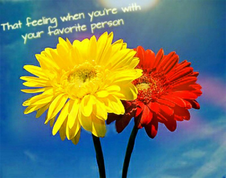 with your favorite person