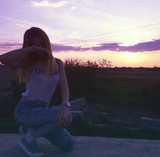 закат?
