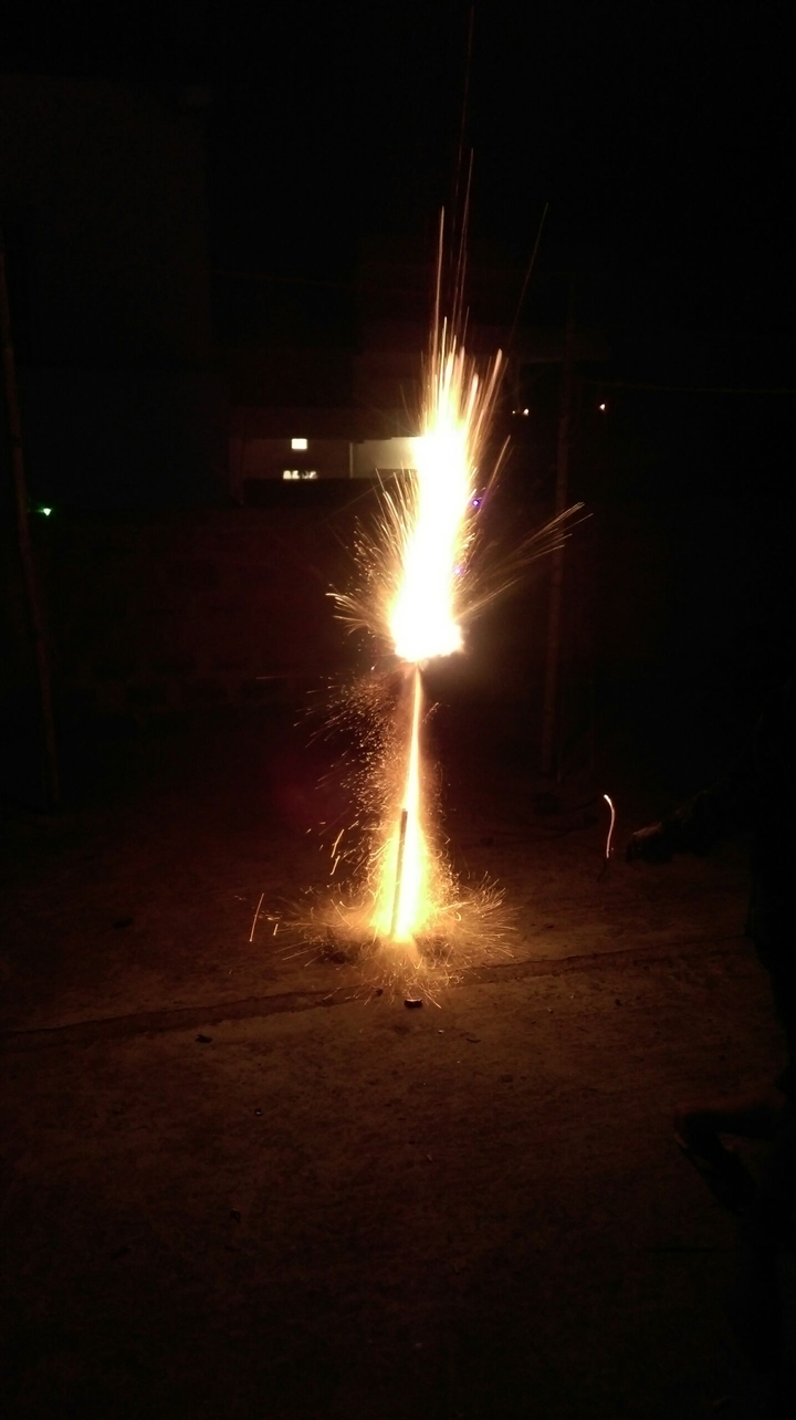 Diwali Cracker with perfect timing