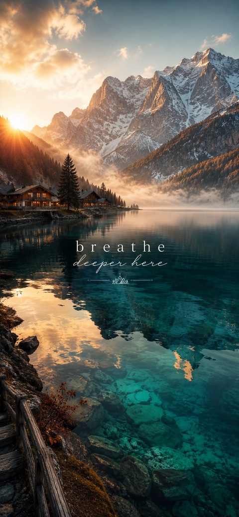 mountain, reflection wallpapers