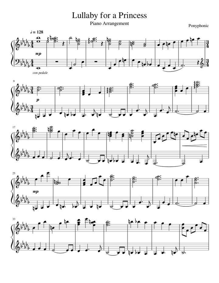 Lullaby for princess