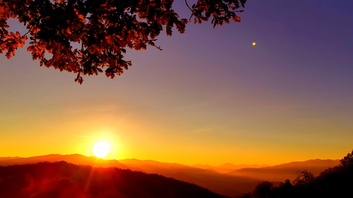 autumn sunset