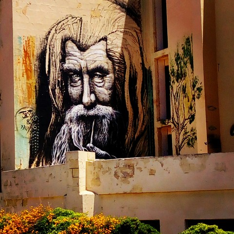 fondos de pantalla Painting, mural