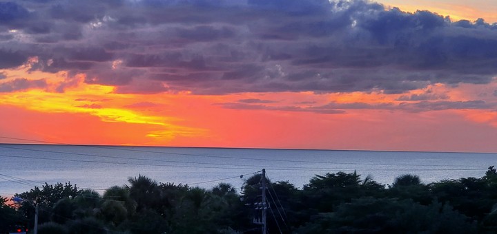 sunset on gulf