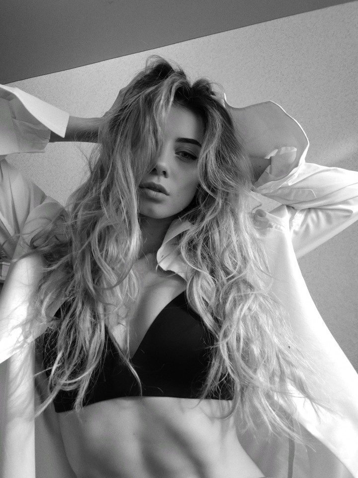 black and white
