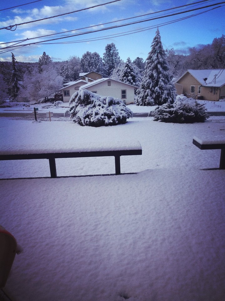 winter wonderland in California