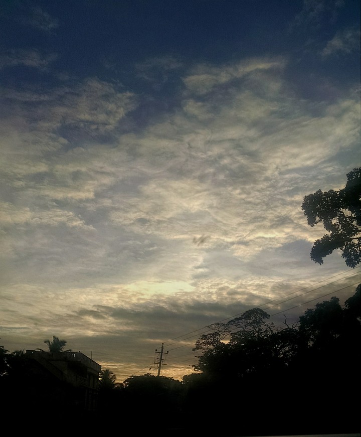 Evening clouds!!