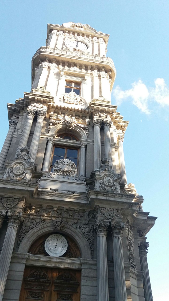 Dolmabahce Palace clock tower