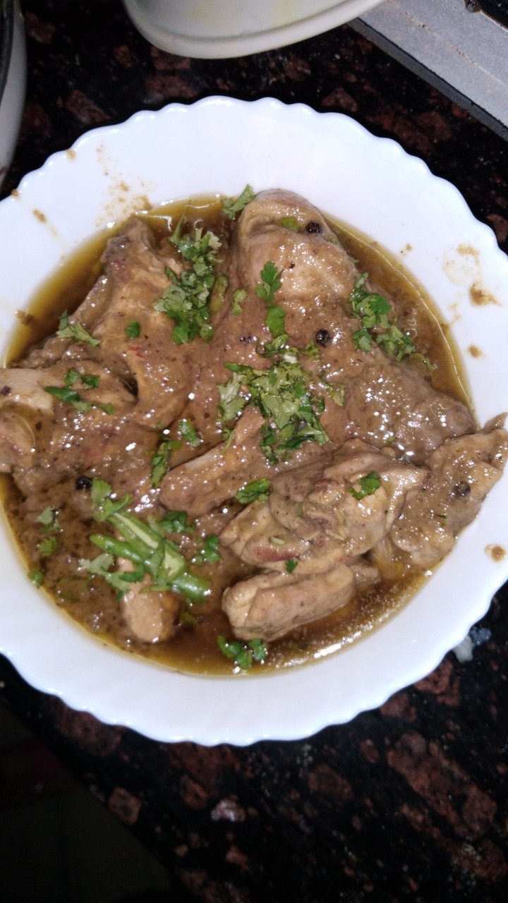 i cooked chicken Afghani