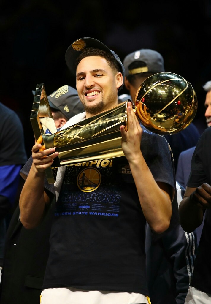 Klay Thompson Golden State Warriors Champions