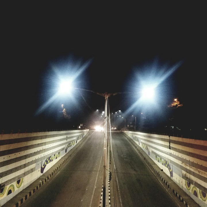 #Highway#Night#Streetlight