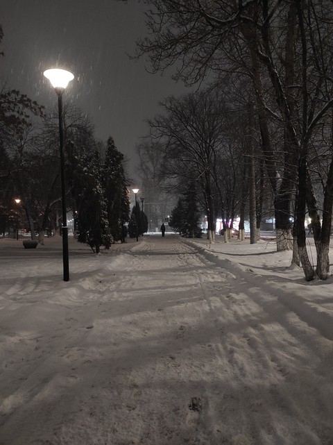sfondi snow, Thoroughfare