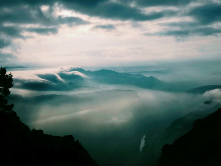 Sky over the Montserrat