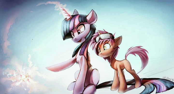 Twilight And Scootaloo