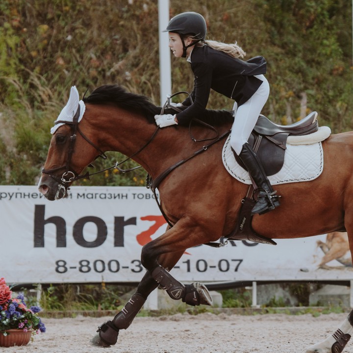 girl. horse