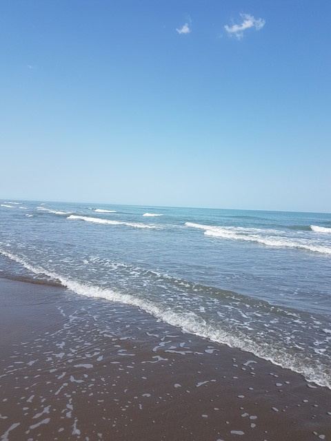 morning at Caspian sea