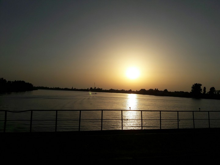 sunset on Dnepr