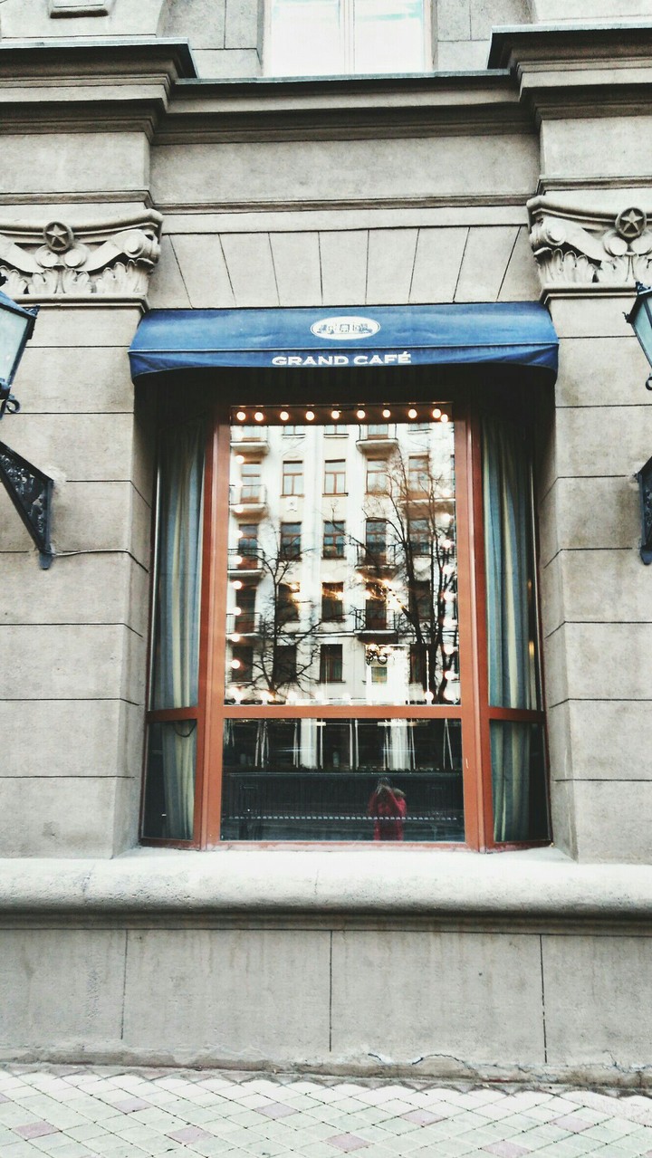 A cafe in the centre of Minsk
