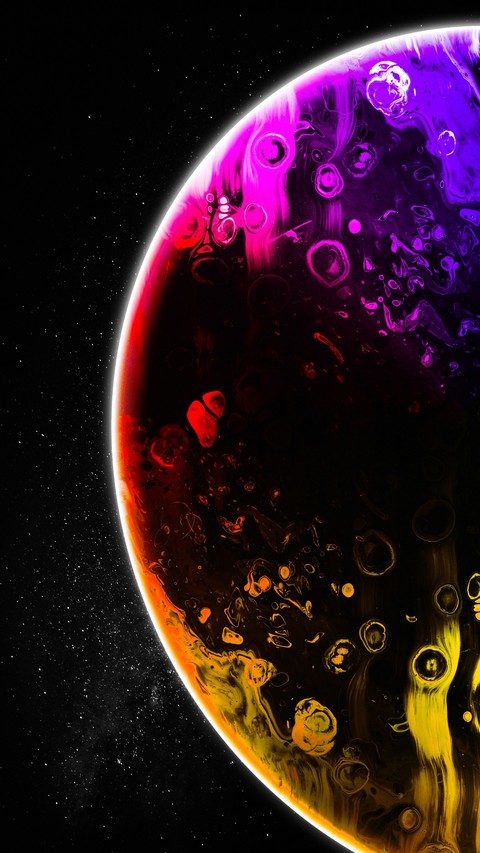 planet, Orange壁纸