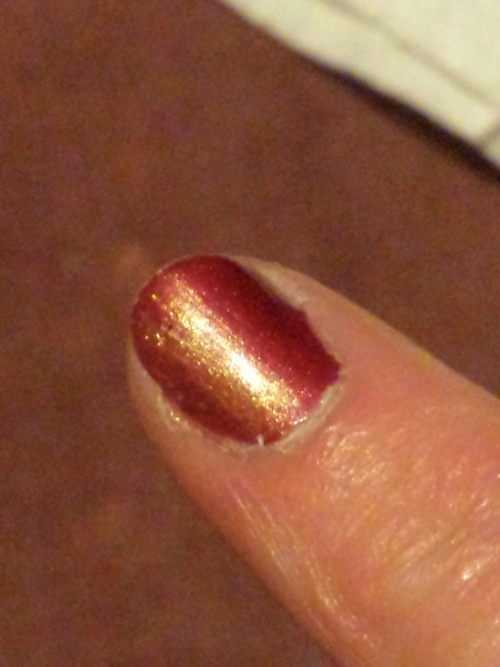 Sunset nail