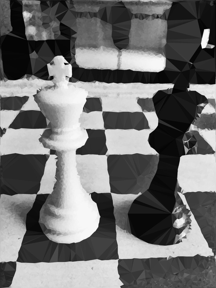 black ///////// white