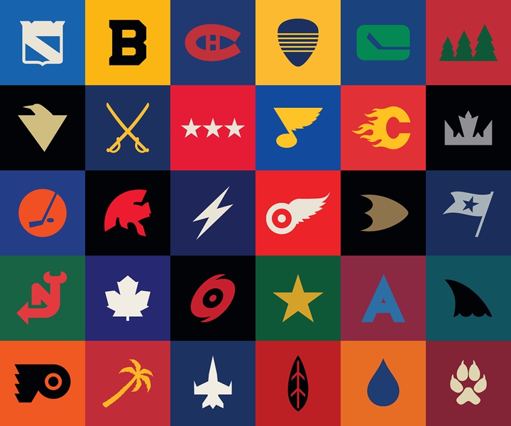 hockey team logos sort of