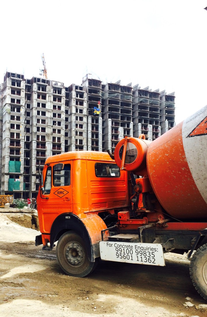 Orange truck
