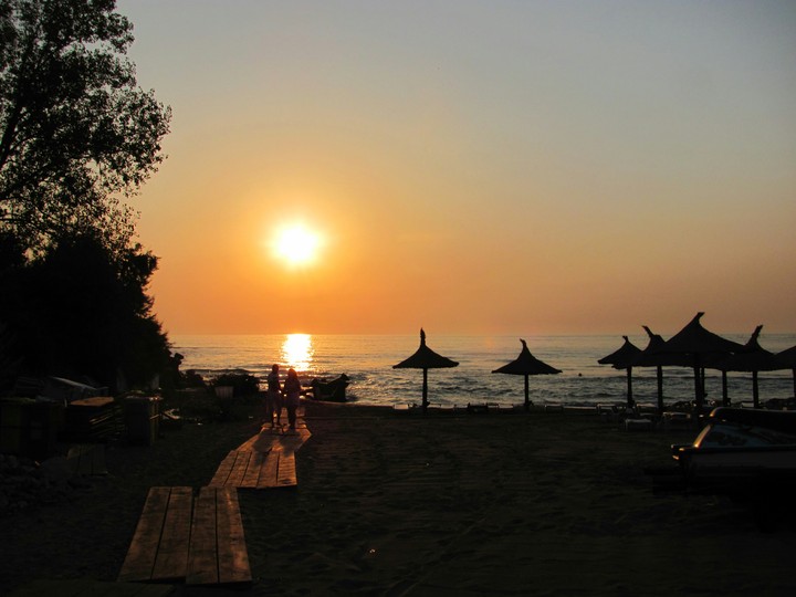 Beach in Constanta, Romania