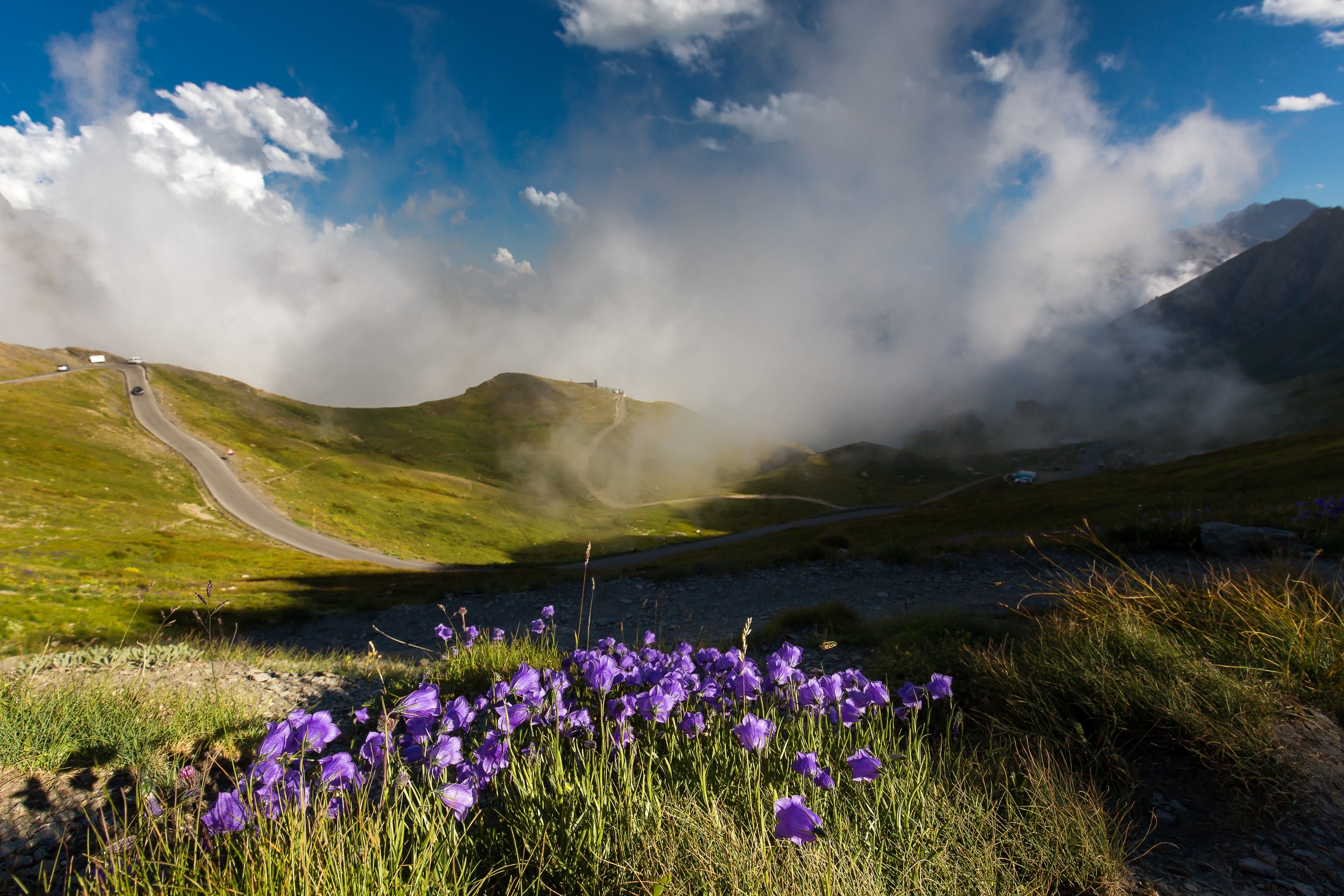 mountain, green wallpapers