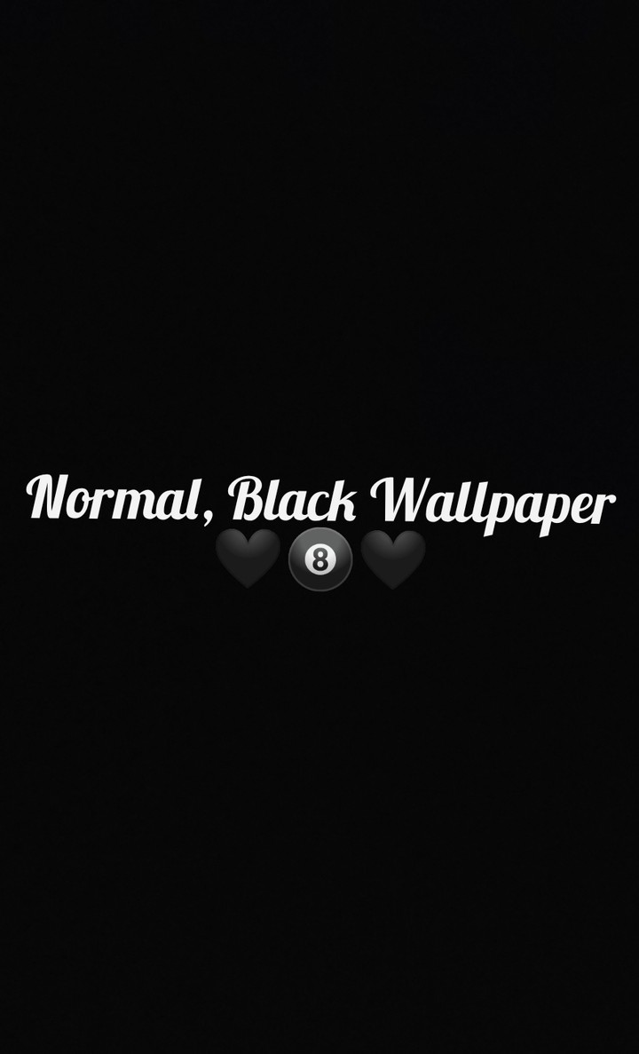 Normal, Black Wallpaper