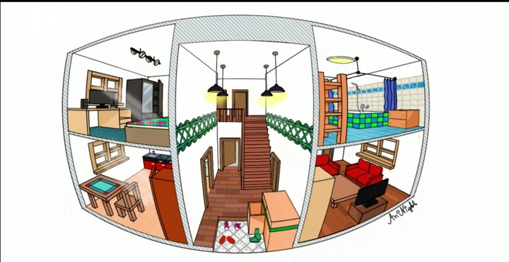 house 5-Point-View