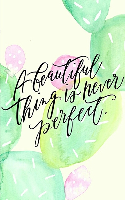 a beautiful thing is never perfect.