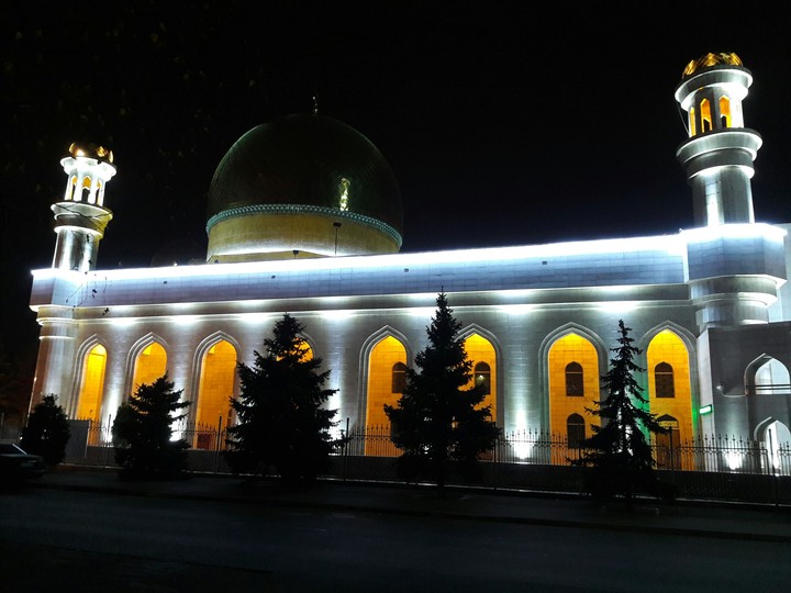 The central mosque of Almaty