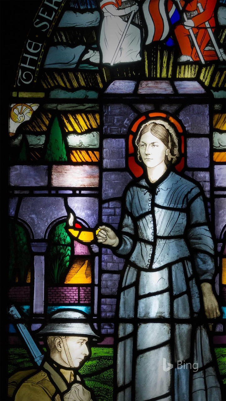 stained glass window