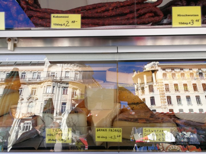 an open market delight scene