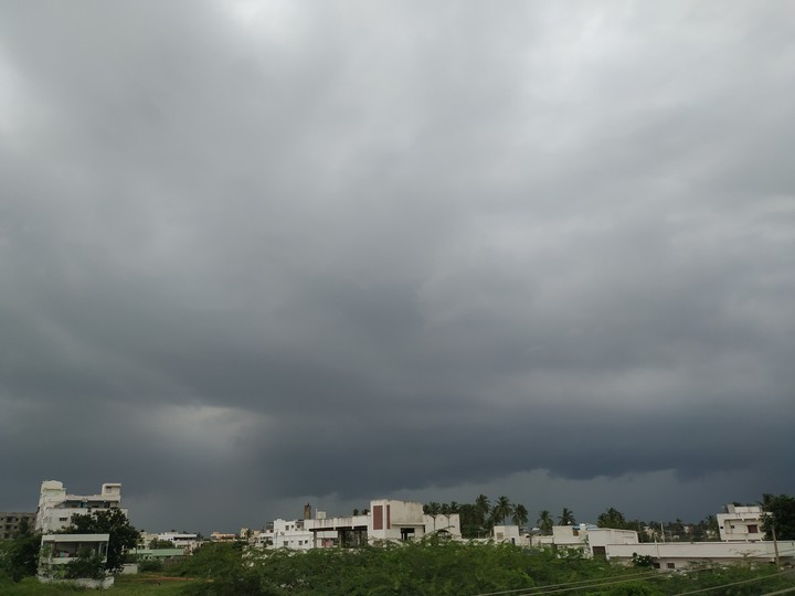 dark clouds