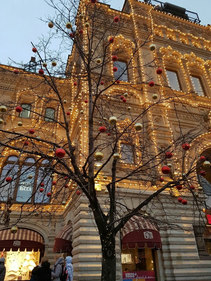 Moscow city Christmas