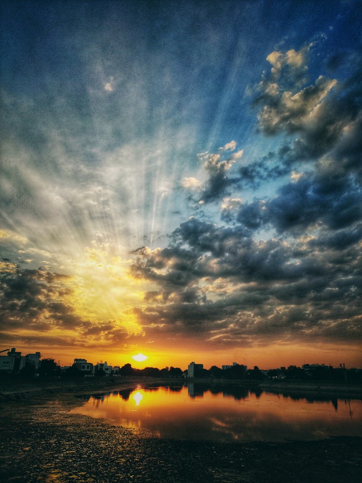 The morning sky
