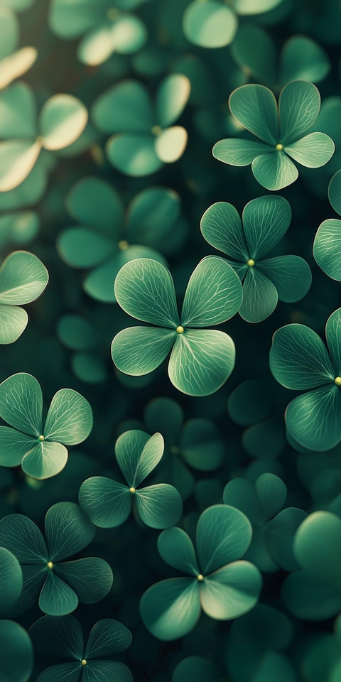 Clover, geraniums वॉलपेपर