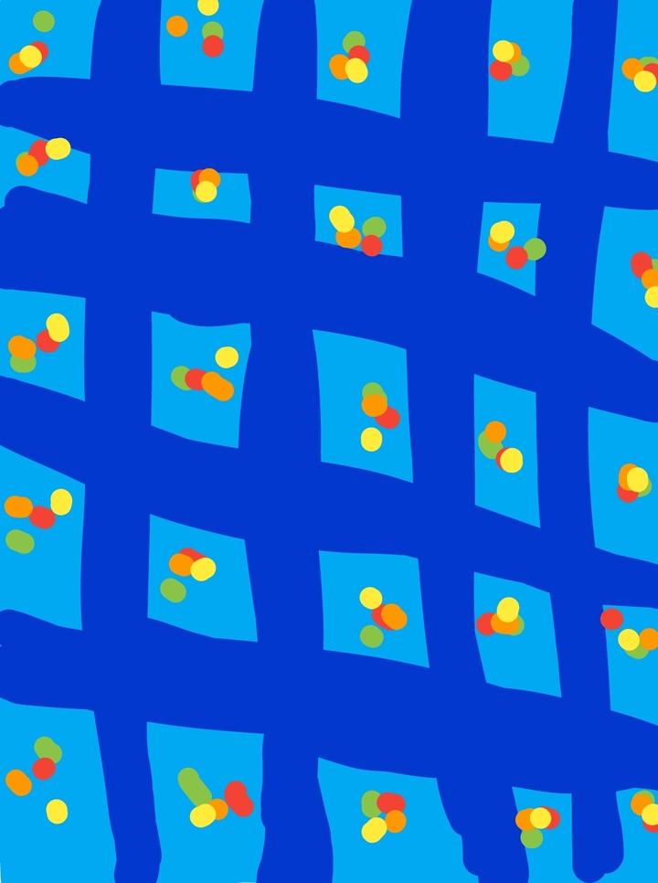 LIGHT TRAPED BY BARS OF STELL
