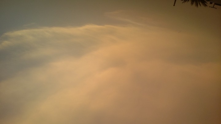 Clouds.