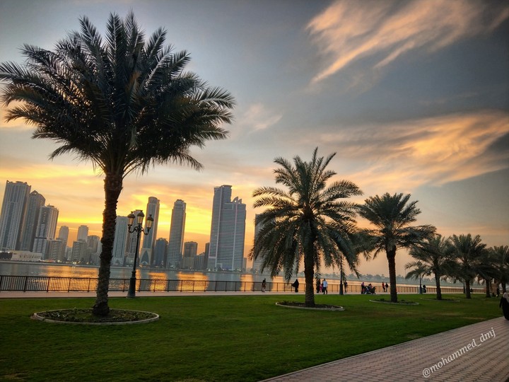 Sunset in Sharjah