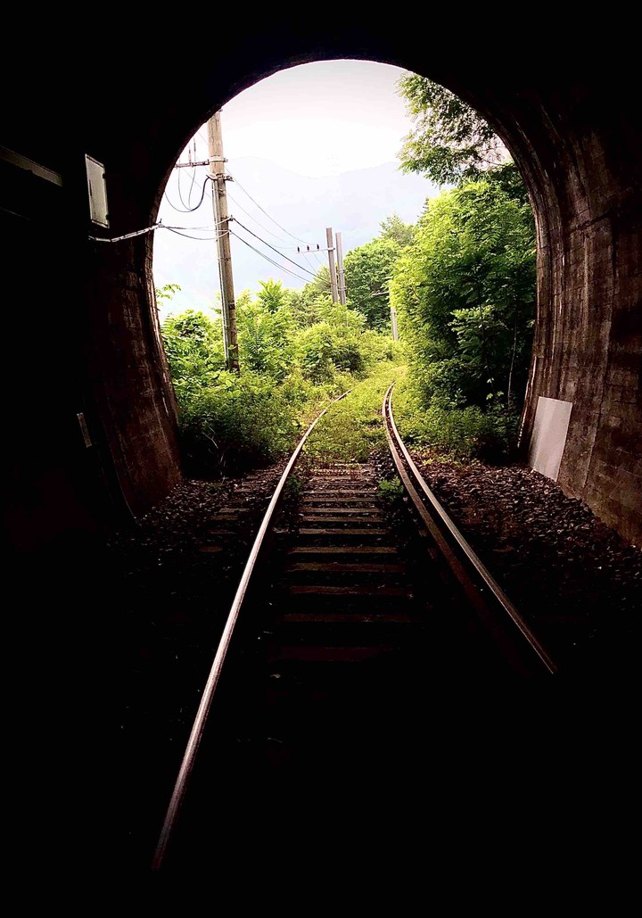 End of old railroad