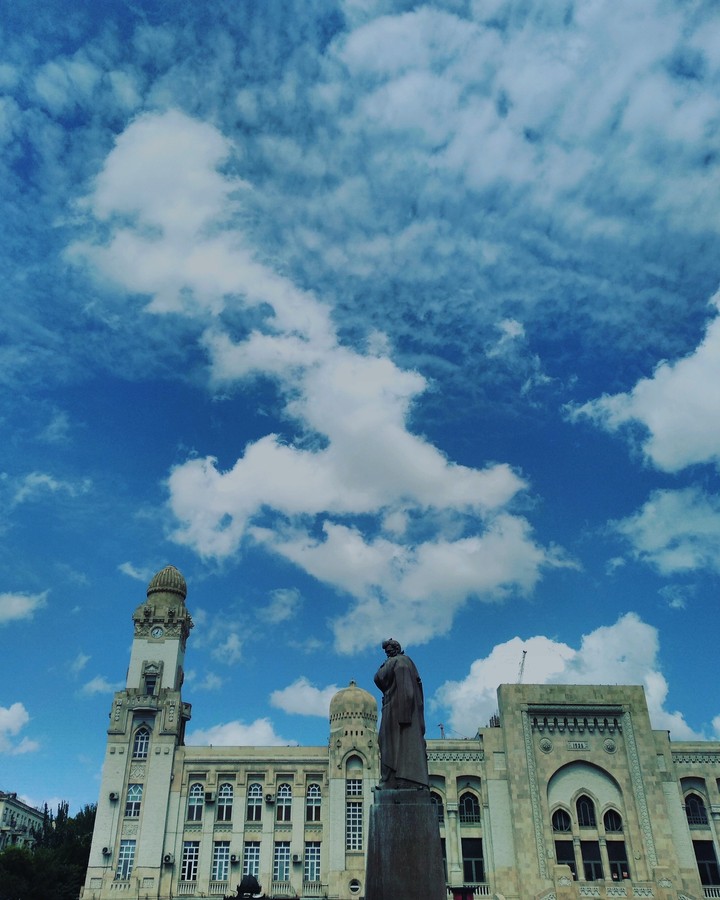 Statue and Sky
