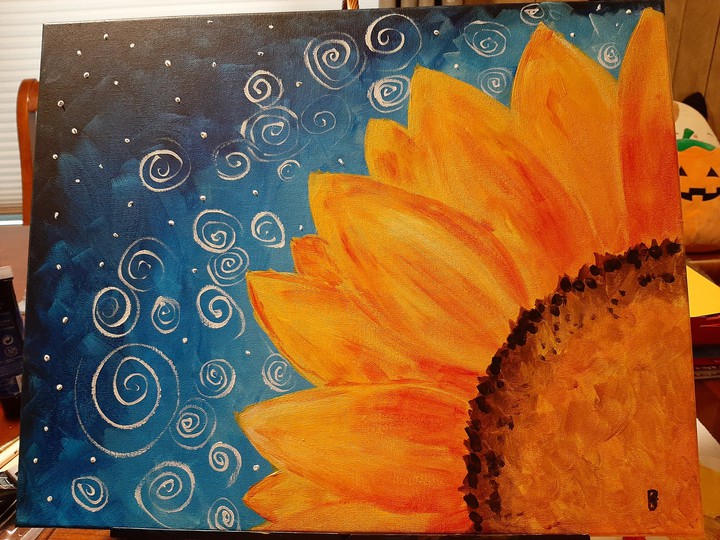 Sunflower Painting